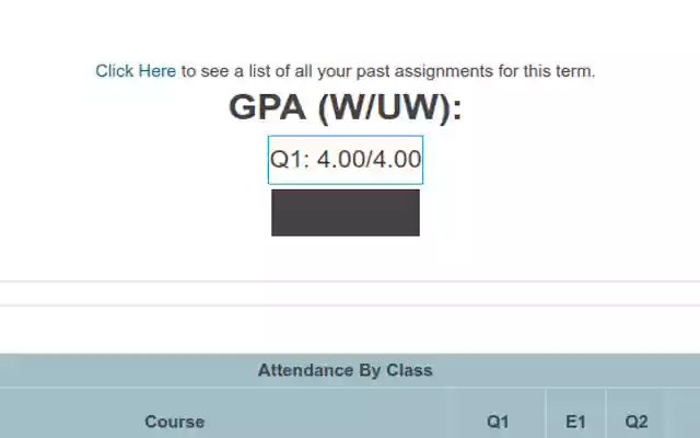 PowerGPA  from Chrome web store to be run with OffiDocs Chromium online