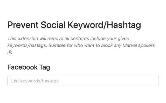 Prevent Social Keyword from Chrome web store to be run with OffiDocs Chromium online Prevent Social Keyword from Chrome web store to be run with OffiDocs Chromium online