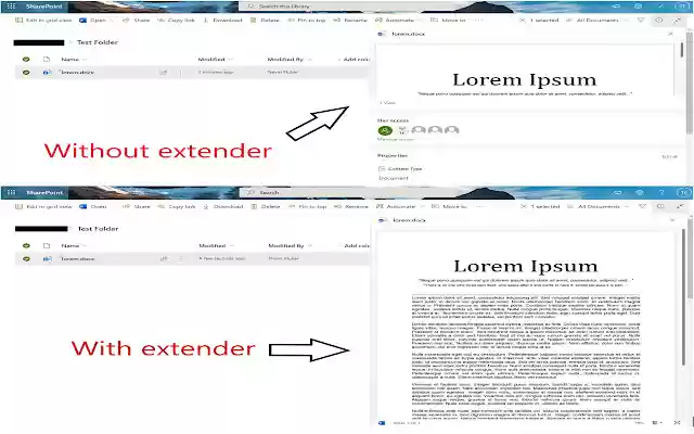 Preview Extender  from Chrome web store to be run with OffiDocs Chromium online