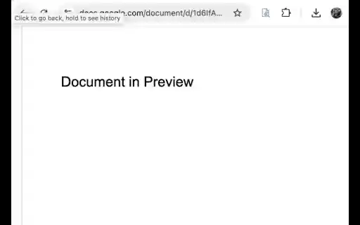 Preview Mode  from Chrome web store to be run with OffiDocs Chromium online