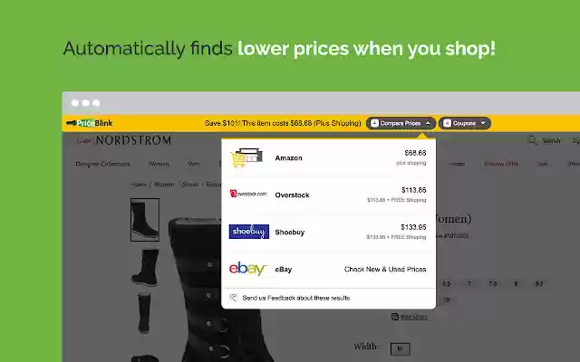 PriceBlink Lite Coupons Price Comparison from Chrome web store to be run with OffiDocs Chromium online PriceBlink Lite Coupons Price Comparison from Chrome web store to be run with OffiDocs Chromium online