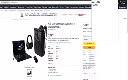 pricepop  from Chrome web store to be run with OffiDocs Chromium online