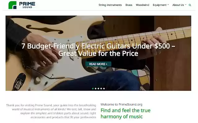 Prime Sound  from Chrome web store to be run with OffiDocs Chromium online