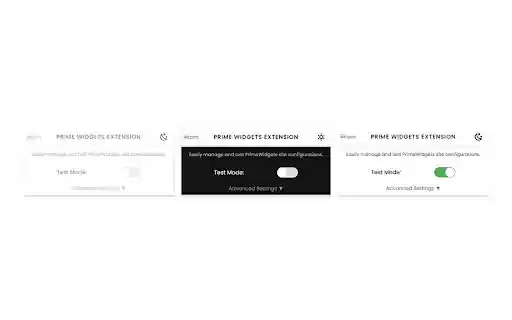 PrimeWidgets Extension  from Chrome web store to be run with OffiDocs Chromium online