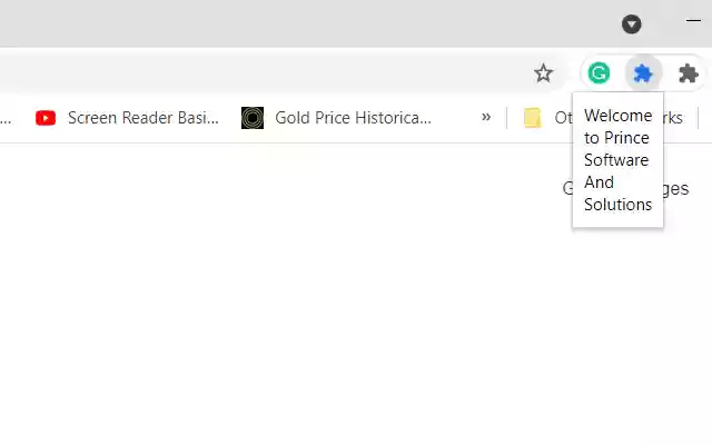 Prince Software And Solutions  from Chrome web store to be run with OffiDocs Chromium online
