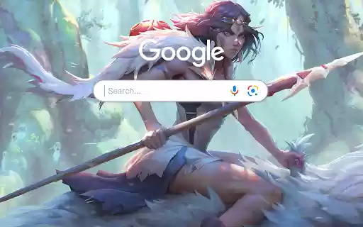 Princess Mononoke Anime Girl Anime Theme  from Chrome web store to be run with OffiDocs Chromium online