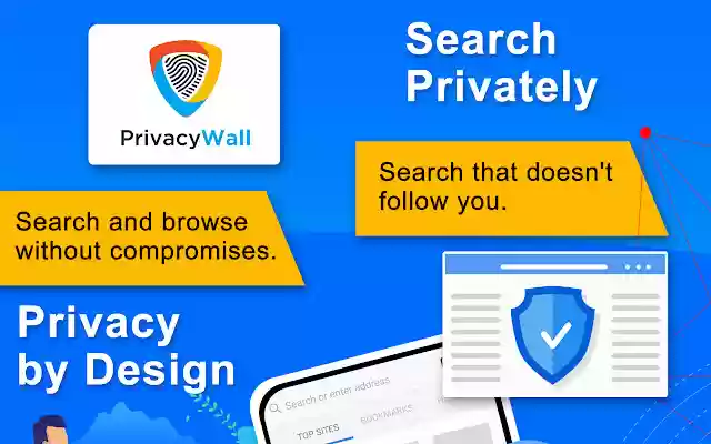 PrivacyWall mula sa Chrome web store na tatakbo sa OffiDocs Chromium online