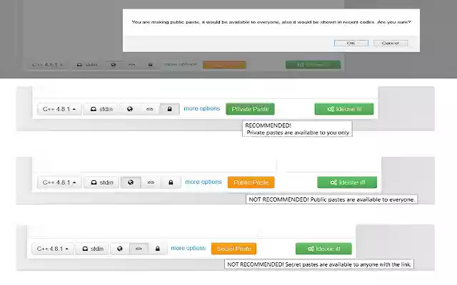 Private Codes  from Chrome web store to be run with OffiDocs Chromium online