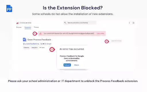 Process Feedback for Google Docs  from Chrome web store to be run with OffiDocs Chromium online