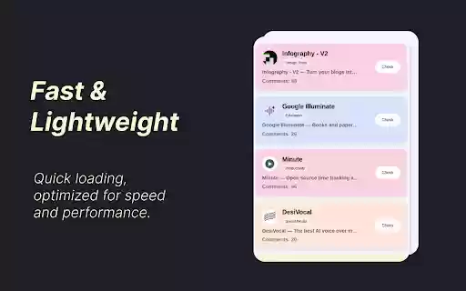 ProdHunt  from Chrome web store to be run with OffiDocs Chromium online