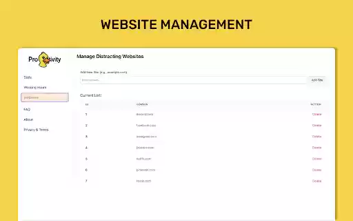 ProDUCKtivity – Quack Down on Distractions!  from Chrome web store to be run with OffiDocs Chromium online