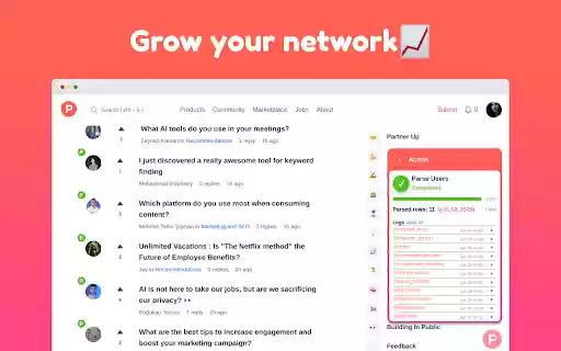 Product Hunt Extension: Helper  from Chrome web store to be run with OffiDocs Chromium online