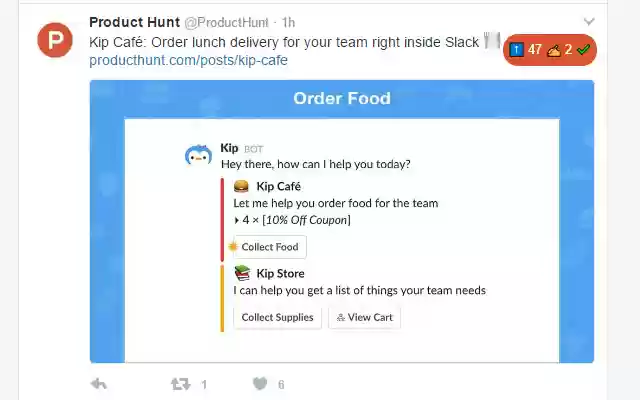 Product Hunt Twitter from Chrome web store to be run with OffiDocs Chromium online Product Hunt Twitter from Chrome web store to be run with OffiDocs Chromium online