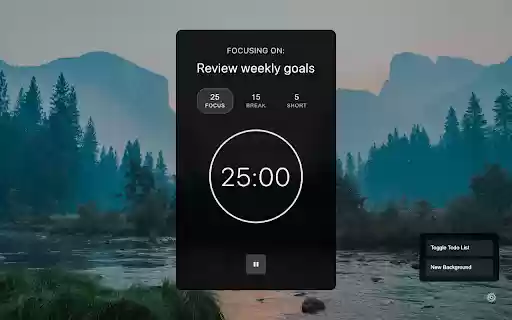 Productivity Dashboard  from Chrome web store to be run with OffiDocs Chromium online