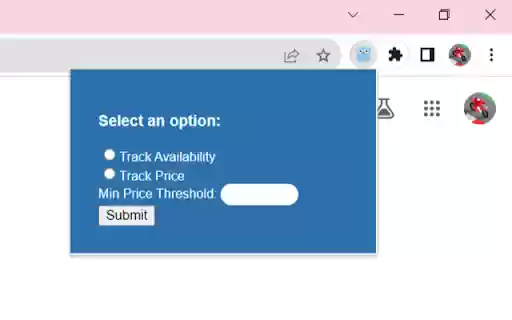 product track  from Chrome web store to be run with OffiDocs Chromium online