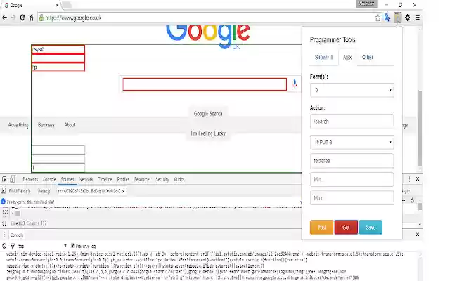 Programmer Tools  from Chrome web store to be run with OffiDocs Chromium online
