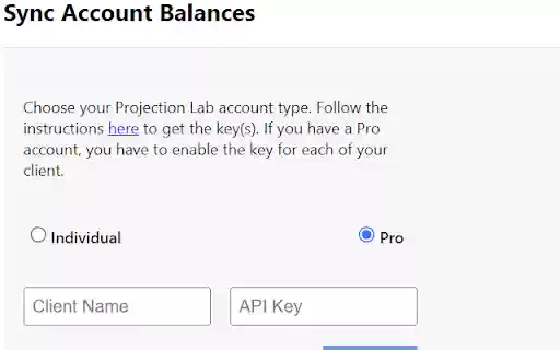 Projection Lab Account Sync  from Chrome web store to be run with OffiDocs Chromium online