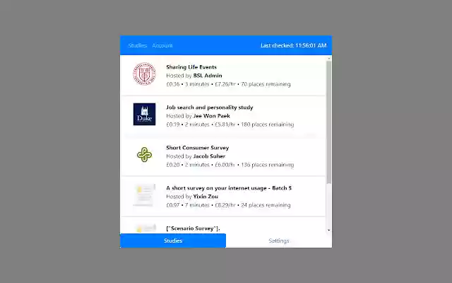 Prolific Assistant from Chrome web store to be run with OffiDocs Chromium online Prolific Assistant from Chrome web store to be run with OffiDocs Chromium online