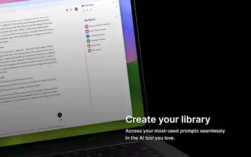 Prompt Mixer  from Chrome web store to be run with OffiDocs Chromium online