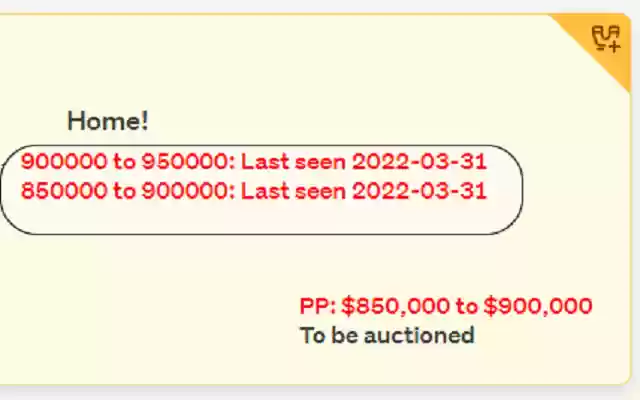 Property Price Extension from Chrome web store to be run with OffiDocs Chromium online Property Price Extension from Chrome web store to be run with OffiDocs Chromium online