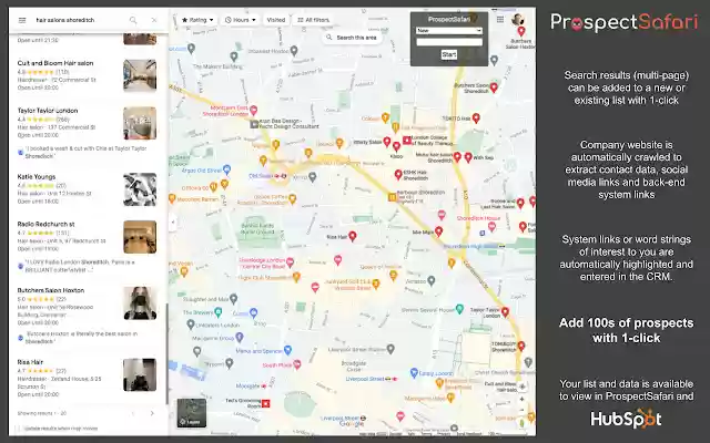 ProspectSafari from Chrome web store to be run with OffiDocs Chromium online ProspectSafari from Chrome web store to be run with OffiDocs Chromium online