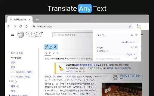 Pro Translator: Instant Text Translator  Natural TTS  from Chrome web store to be run with OffiDocs Chromium online