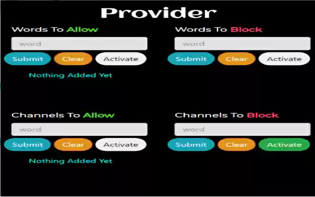 Provider  from Chrome web store to be run with OffiDocs Chromium online