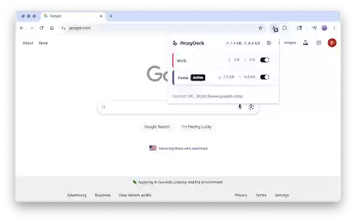 ProxyDeck  from Chrome web store to be run with OffiDocs Chromium online