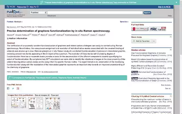 PubPeer  from Chrome web store to be run with OffiDocs Chromium online