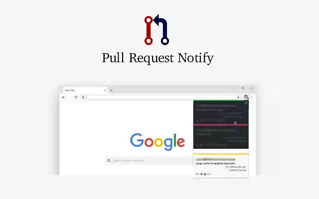 Pull Request notify  from Chrome web store to be run with OffiDocs Chromium online