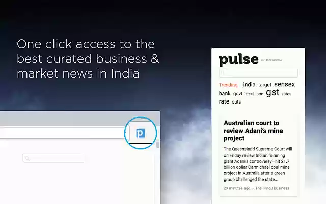 Pulse by Zerodha from Chrome web store to be run with OffiDocs Chromium online Pulse by Zerodha from Chrome web store to be run with OffiDocs Chromium online
