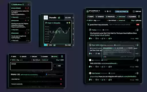 PumpExt The ultimate pump.fun extension  from Chrome web store to be run with OffiDocs Chromium online