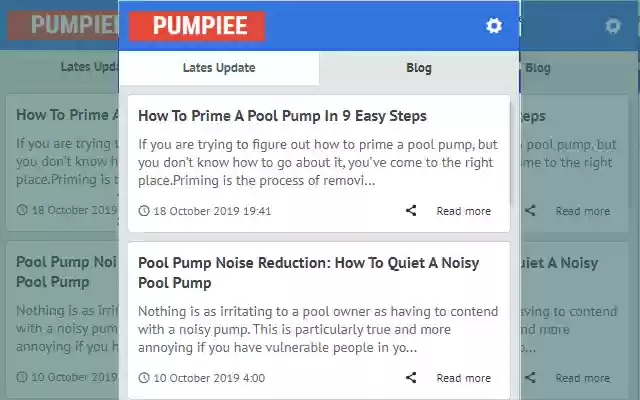Pumpiee Latest Update News from Chrome web store to be run with OffiDocs Chromium online Pumpiee Latest Update News from Chrome web store to be run with OffiDocs Chromium online