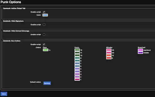 Punk  from Chrome web store to be run with OffiDocs Chromium online