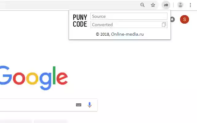 PunyCode Converter from Chrome web store to be run with OffiDocs Chromium online PunyCode Converter from Chrome web store to be run with OffiDocs Chromium online