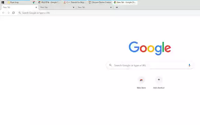 Pure Grey  from Chrome web store to be run with OffiDocs Chromium online