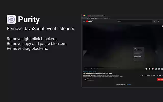 Purity from Chrome web store to be run with OffiDocs Chromium online Purity from Chrome web store to be run with OffiDocs Chromium online