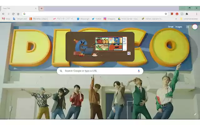 purple pish 2: bts disco overload  from Chrome web store to be run with OffiDocs Chromium online