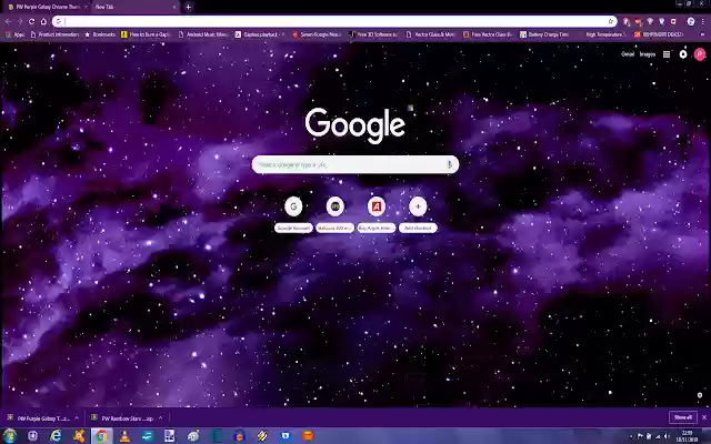 PW Purple Galaxy  from Chrome web store to be run with OffiDocs Chromium online