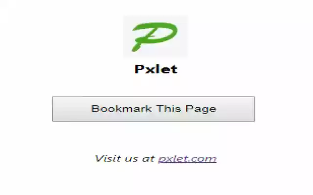 Pxlet Bookmarklet  from Chrome web store to be run with OffiDocs Chromium online