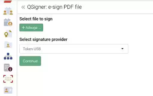 QdeskSigner  from Chrome web store to be run with OffiDocs Chromium online