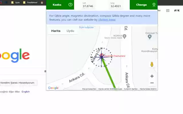 Qibla Finder from Chrome web store to be run with OffiDocs Chromium online Qibla Finder from Chrome web store to be run with OffiDocs Chromium online