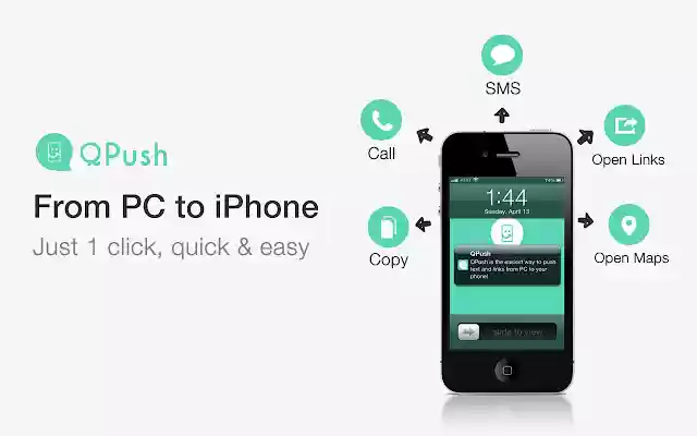 QPush Push Text and Links to iPhone from Chrome web store to be run with OffiDocs Chromium online QPush Push Text and Links to iPhone from Chrome web store to be run with OffiDocs Chromium online