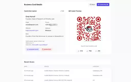 QR8R Link Creator  from Chrome web store to be run with OffiDocs Chromium online