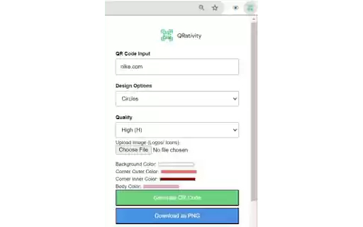 QRativity  from Chrome web store to be run with OffiDocs Chromium online