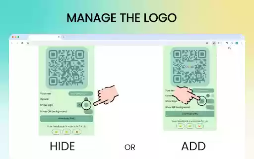 QR code building make a qr code  from Chrome web store to be run with OffiDocs Chromium online