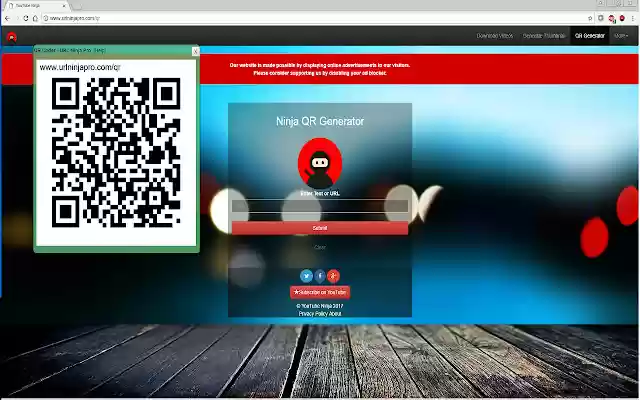 QRCoder URL Ninja Pro from Chrome web store to be run with OffiDocs Chromium online QRCoder URL Ninja Pro from Chrome web store to be run with OffiDocs Chromium online