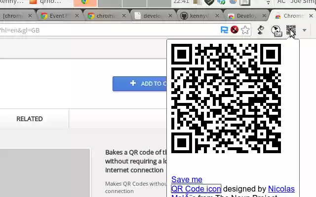 QRhome  from Chrome web store to be run with OffiDocs Chromium online