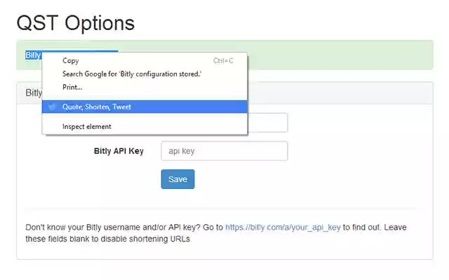 QST  from Chrome web store to be run with OffiDocs Chromium online
