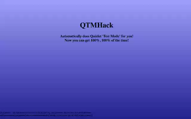 QTMHack from Chrome web store to be run with OffiDocs Chromium online QTMHack from Chrome web store to be run with OffiDocs Chromium online